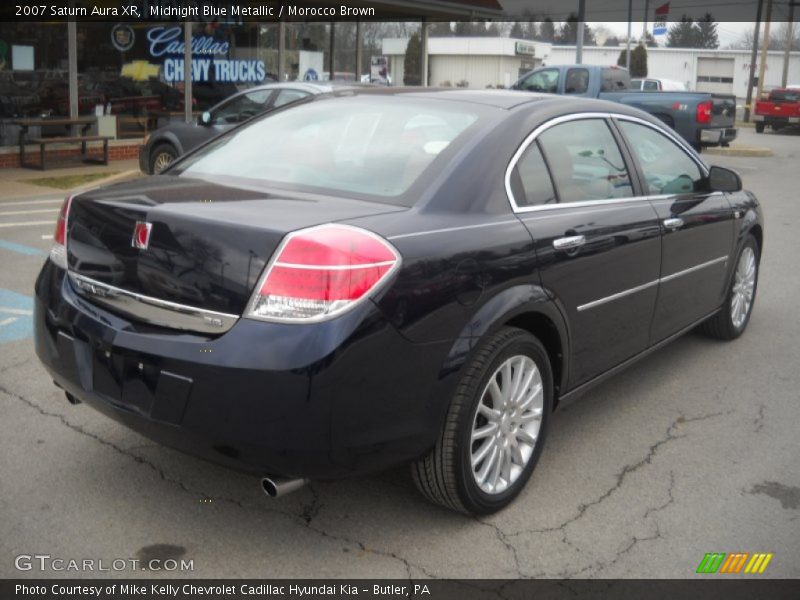 Midnight Blue Metallic / Morocco Brown 2007 Saturn Aura XR