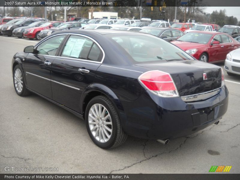 Midnight Blue Metallic / Morocco Brown 2007 Saturn Aura XR