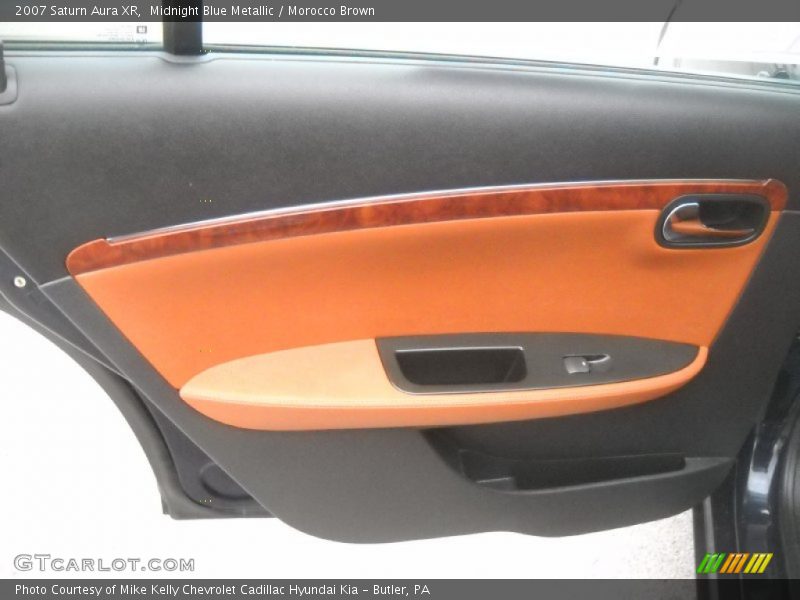 Midnight Blue Metallic / Morocco Brown 2007 Saturn Aura XR