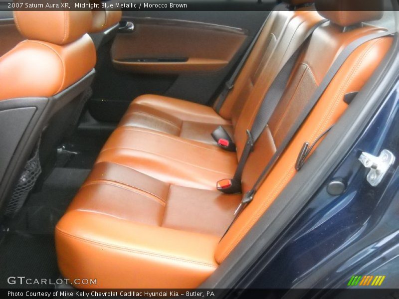 Midnight Blue Metallic / Morocco Brown 2007 Saturn Aura XR