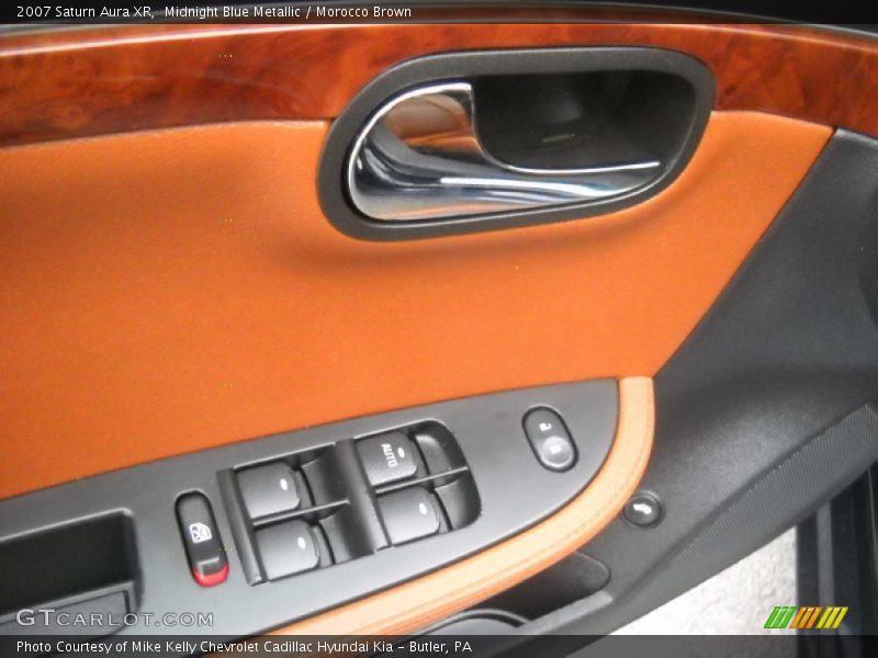 Midnight Blue Metallic / Morocco Brown 2007 Saturn Aura XR