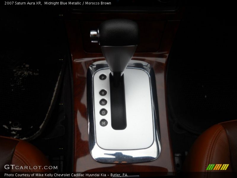 Midnight Blue Metallic / Morocco Brown 2007 Saturn Aura XR