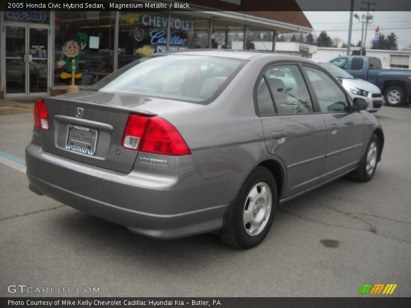Magnesium Metallic / Black 2005 Honda Civic Hybrid Sedan