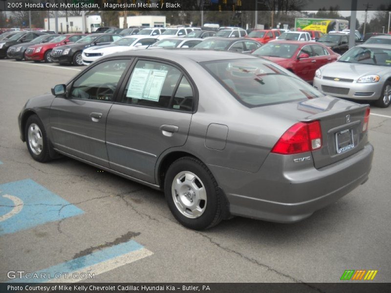 Magnesium Metallic / Black 2005 Honda Civic Hybrid Sedan