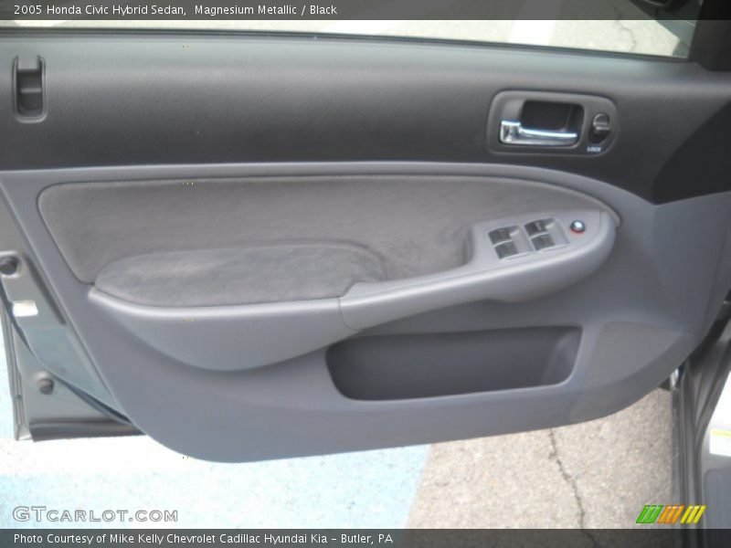 Magnesium Metallic / Black 2005 Honda Civic Hybrid Sedan