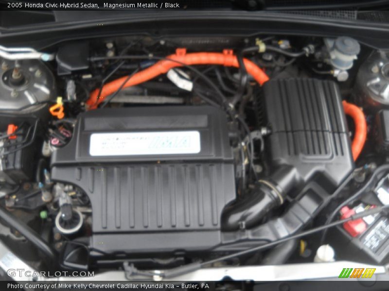 Magnesium Metallic / Black 2005 Honda Civic Hybrid Sedan