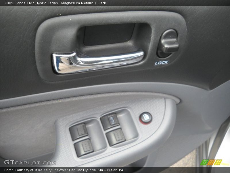Magnesium Metallic / Black 2005 Honda Civic Hybrid Sedan