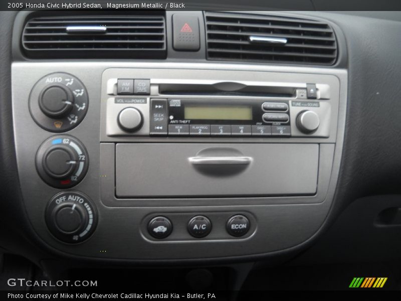 Magnesium Metallic / Black 2005 Honda Civic Hybrid Sedan