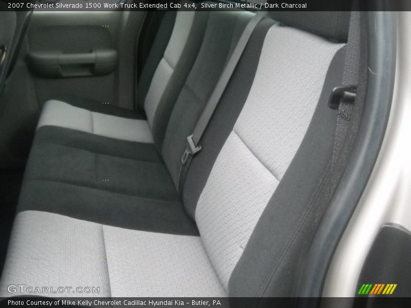 Silver Birch Metallic / Dark Charcoal 2007 Chevrolet Silverado 1500 Work Truck Extended Cab 4x4
