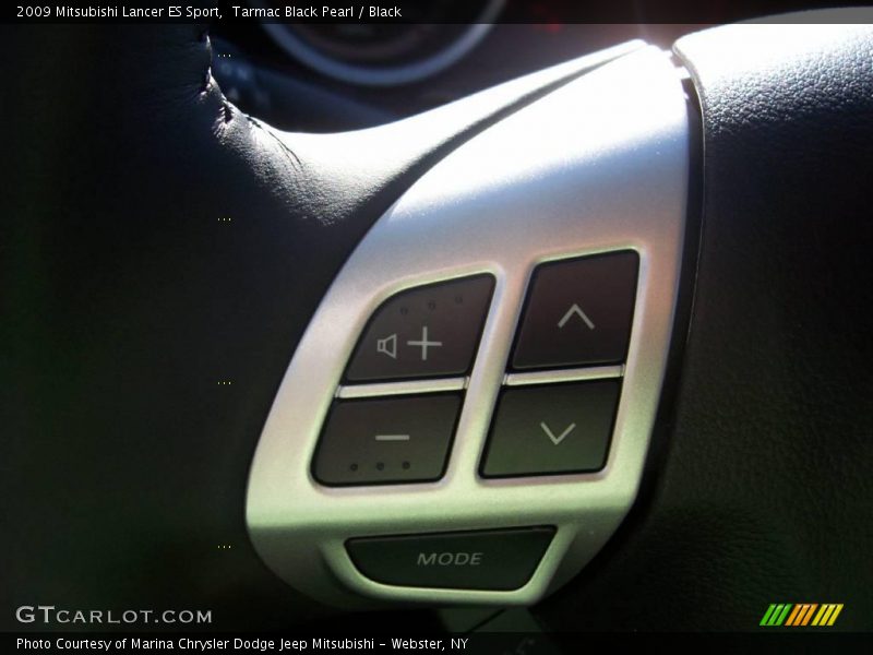 Tarmac Black Pearl / Black 2009 Mitsubishi Lancer ES Sport