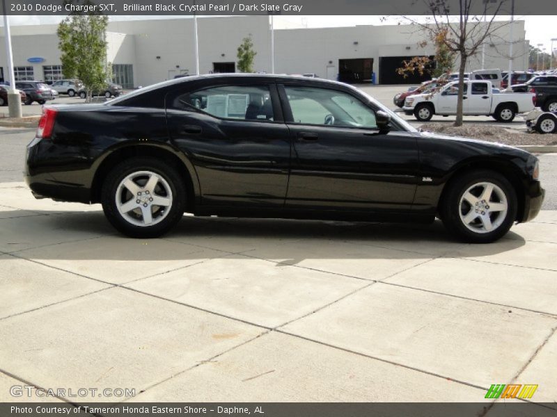 Brilliant Black Crystal Pearl / Dark Slate Gray 2010 Dodge Charger SXT