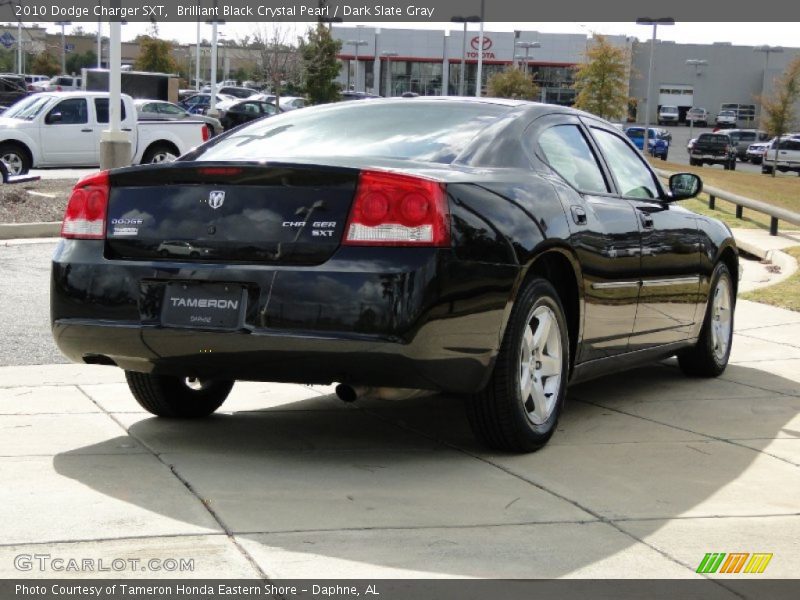 Brilliant Black Crystal Pearl / Dark Slate Gray 2010 Dodge Charger SXT