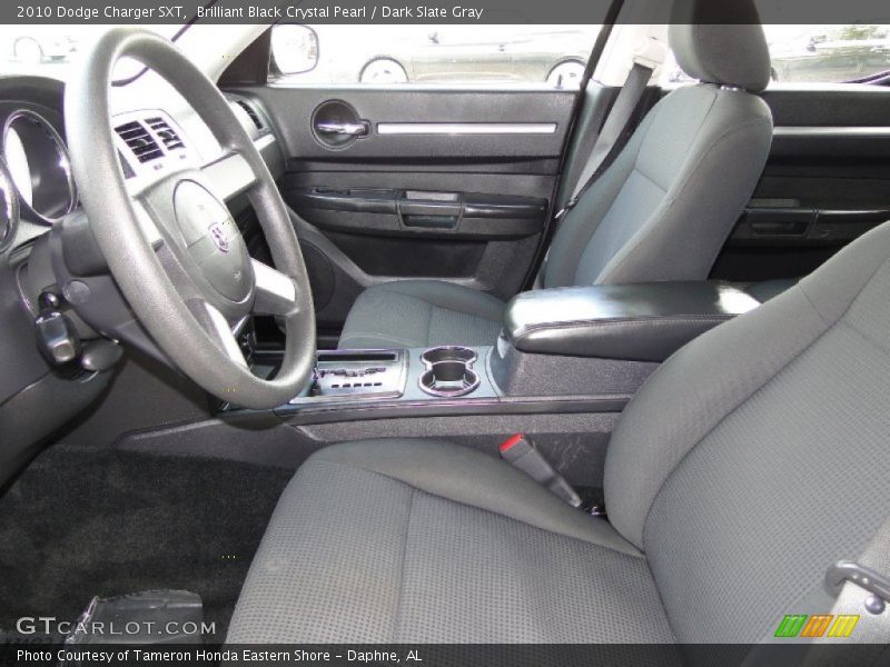 Brilliant Black Crystal Pearl / Dark Slate Gray 2010 Dodge Charger SXT