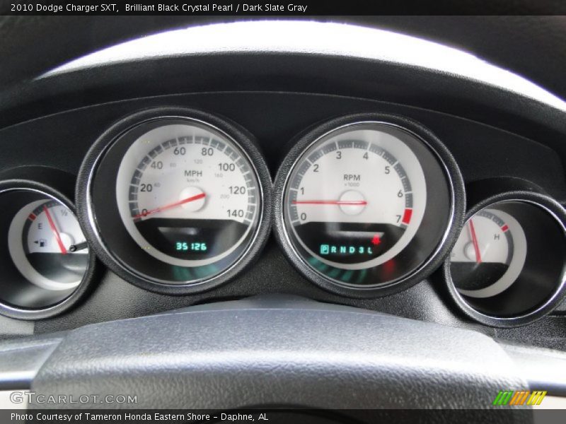 Brilliant Black Crystal Pearl / Dark Slate Gray 2010 Dodge Charger SXT