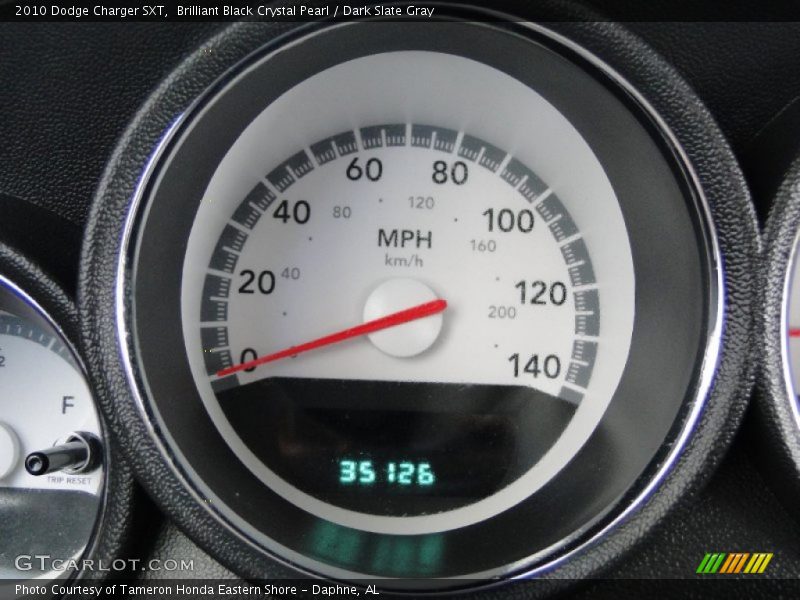 Brilliant Black Crystal Pearl / Dark Slate Gray 2010 Dodge Charger SXT