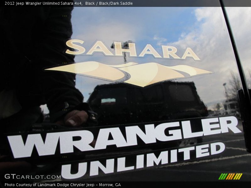 Black / Black/Dark Saddle 2012 Jeep Wrangler Unlimited Sahara 4x4