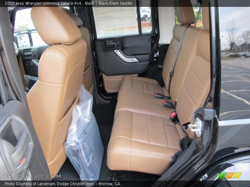  2012 Wrangler Unlimited Sahara 4x4 Black/Dark Saddle Interior