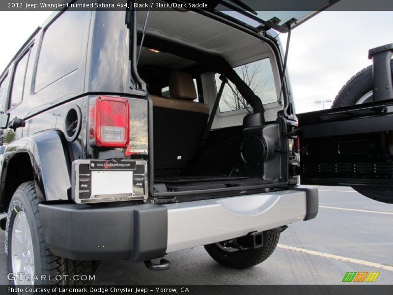 Black / Black/Dark Saddle 2012 Jeep Wrangler Unlimited Sahara 4x4