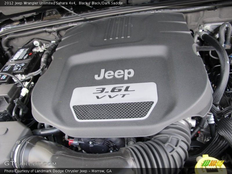  2012 Wrangler Unlimited Sahara 4x4 Engine - 3.6 Liter DOHC 24-Valve VVT Pentastar V6