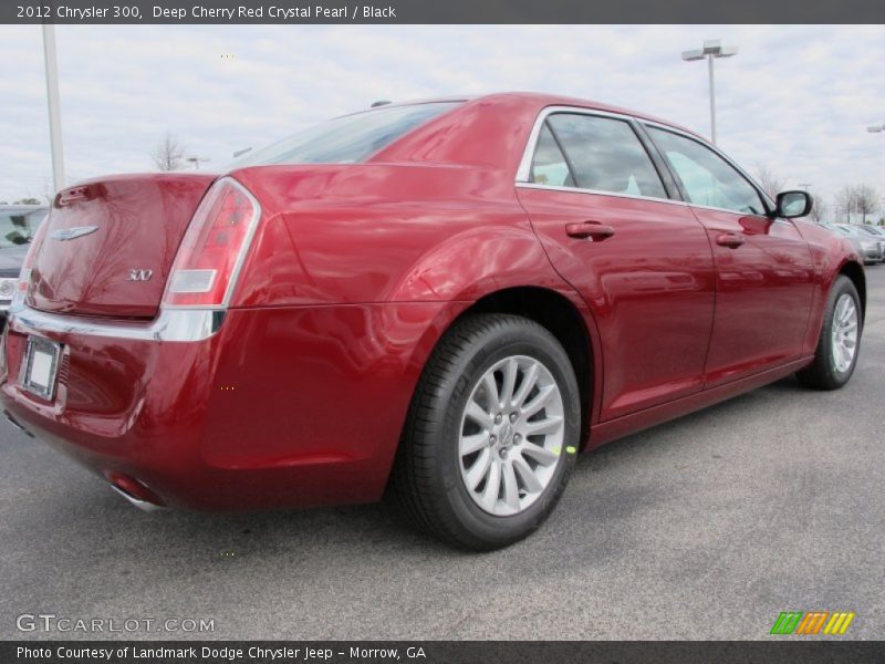 Deep Cherry Red Crystal Pearl / Black 2012 Chrysler 300