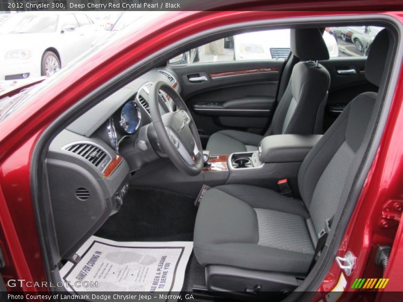 Deep Cherry Red Crystal Pearl / Black 2012 Chrysler 300