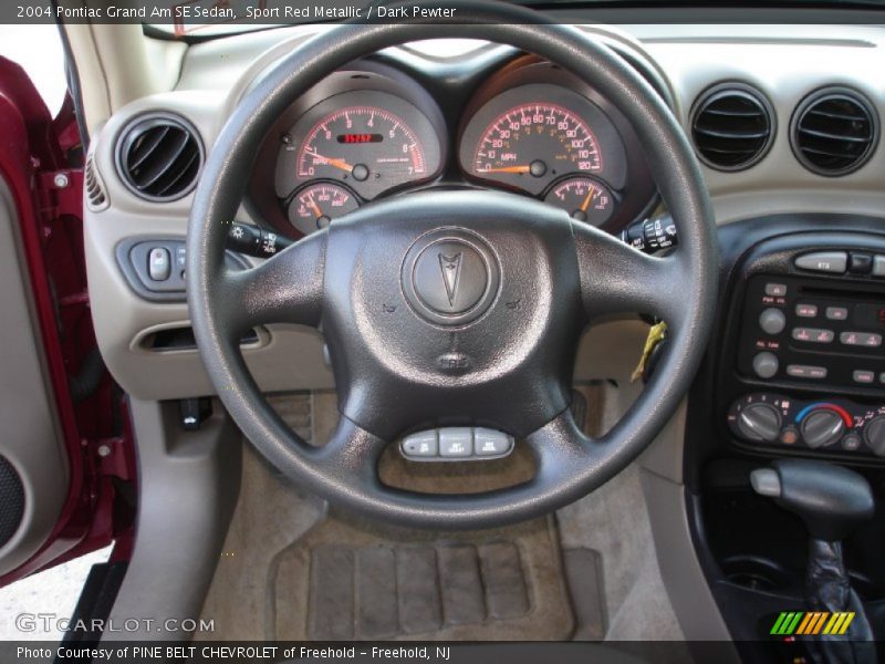 Sport Red Metallic / Dark Pewter 2004 Pontiac Grand Am SE Sedan