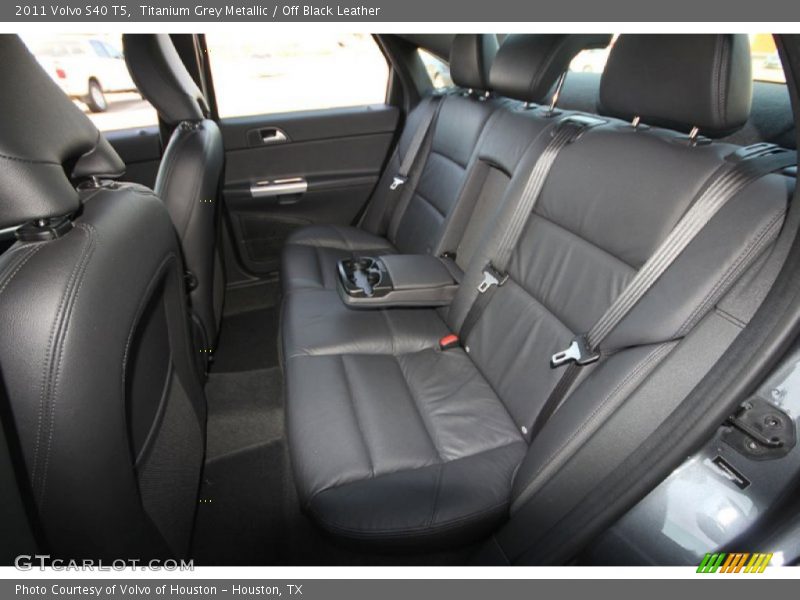 Titanium Grey Metallic / Off Black Leather 2011 Volvo S40 T5