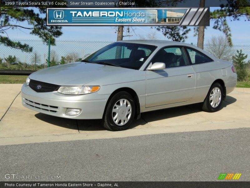 Silver Stream Opalescent / Charcoal 1999 Toyota Solara SLE V6 Coupe