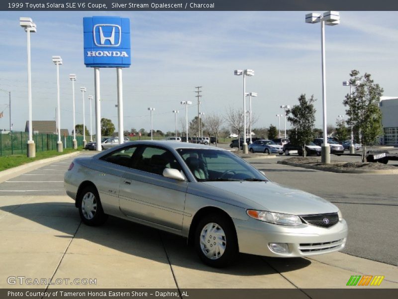 Silver Stream Opalescent / Charcoal 1999 Toyota Solara SLE V6 Coupe