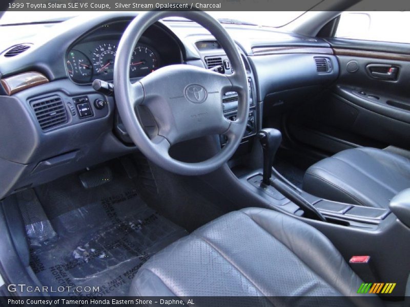 Silver Stream Opalescent / Charcoal 1999 Toyota Solara SLE V6 Coupe