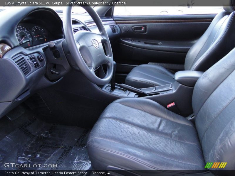 Silver Stream Opalescent / Charcoal 1999 Toyota Solara SLE V6 Coupe