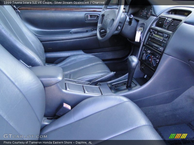 Silver Stream Opalescent / Charcoal 1999 Toyota Solara SLE V6 Coupe