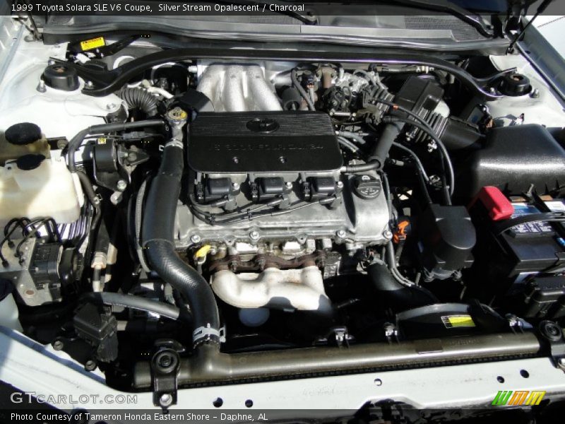 Silver Stream Opalescent / Charcoal 1999 Toyota Solara SLE V6 Coupe