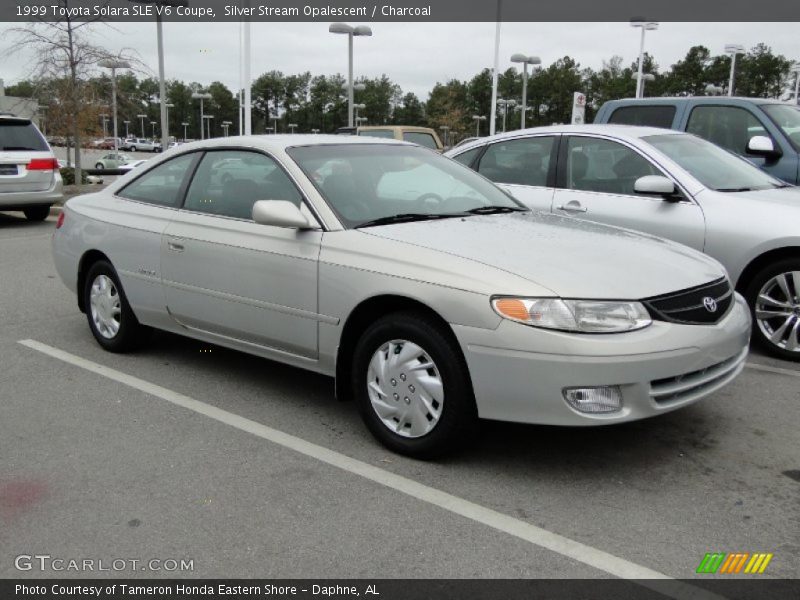 Silver Stream Opalescent / Charcoal 1999 Toyota Solara SLE V6 Coupe