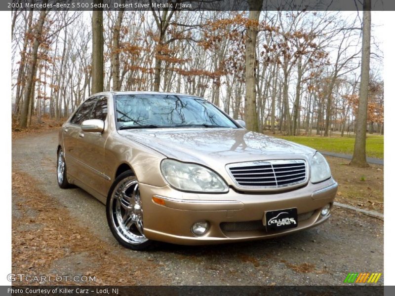 Desert Silver Metallic / Java 2001 Mercedes-Benz S 500 Sedan