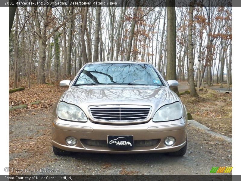 Desert Silver Metallic / Java 2001 Mercedes-Benz S 500 Sedan