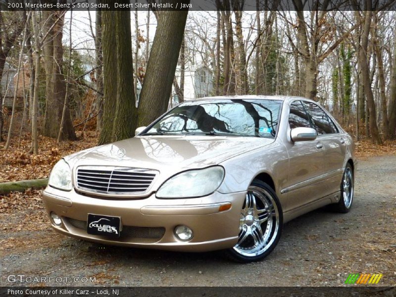Desert Silver Metallic / Java 2001 Mercedes-Benz S 500 Sedan