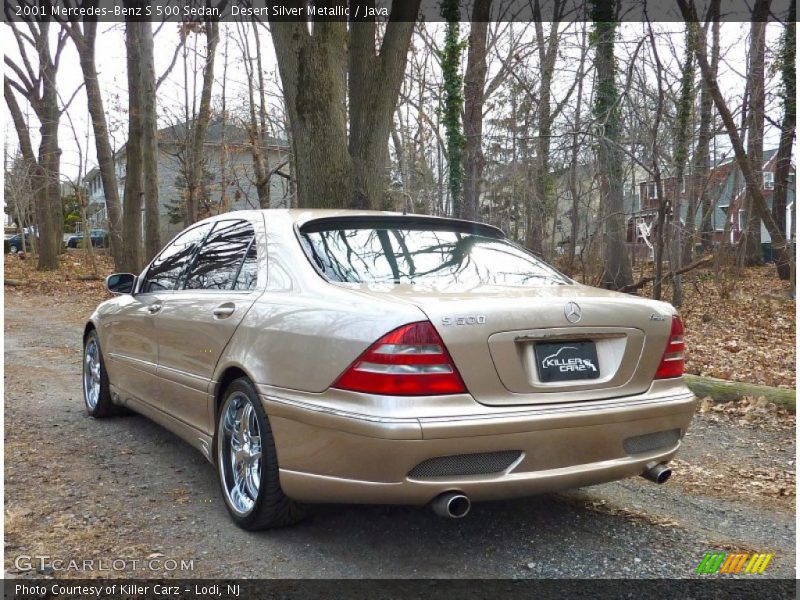 Desert Silver Metallic / Java 2001 Mercedes-Benz S 500 Sedan