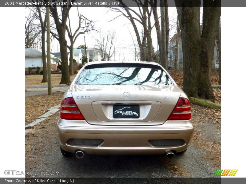 Desert Silver Metallic / Java 2001 Mercedes-Benz S 500 Sedan