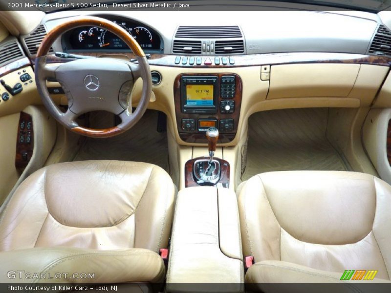 Desert Silver Metallic / Java 2001 Mercedes-Benz S 500 Sedan