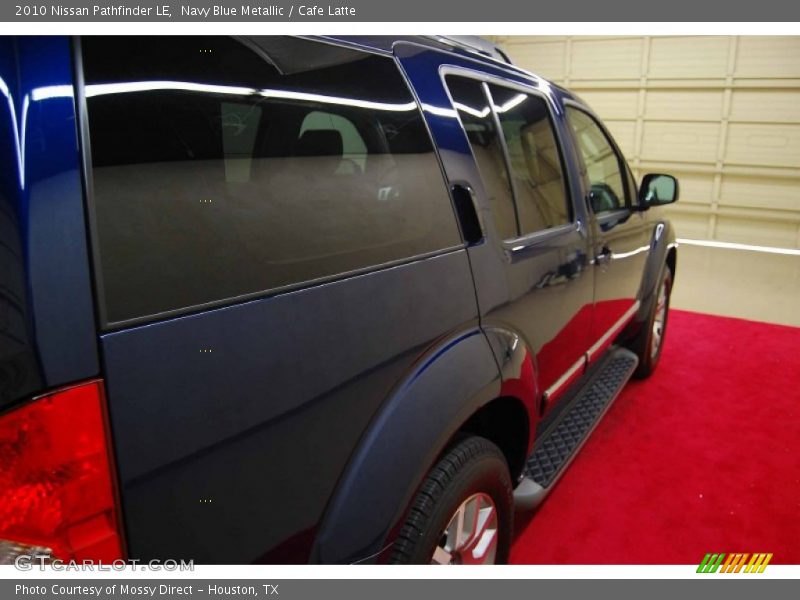 Navy Blue Metallic / Cafe Latte 2010 Nissan Pathfinder LE