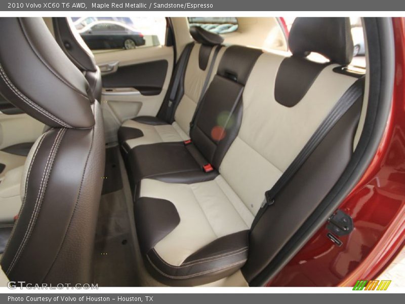 Maple Red Metallic / Sandstone/Espresso 2010 Volvo XC60 T6 AWD