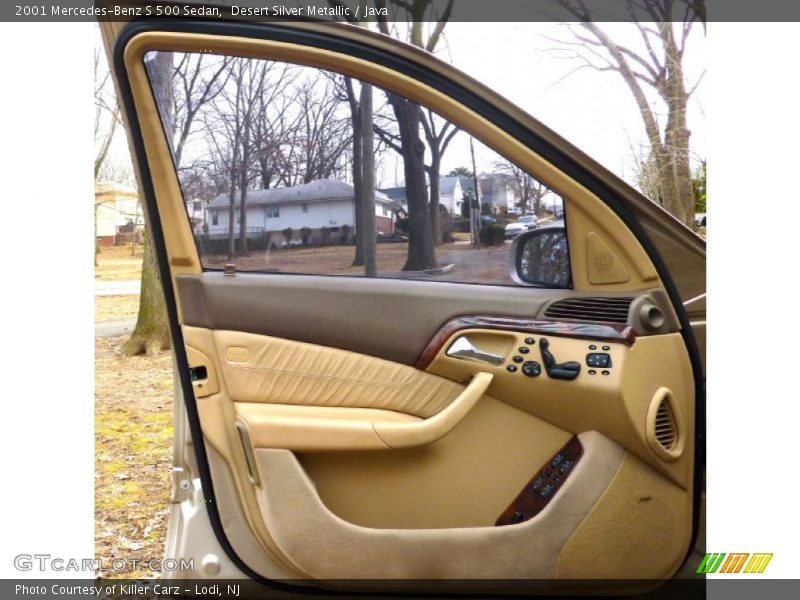 Desert Silver Metallic / Java 2001 Mercedes-Benz S 500 Sedan