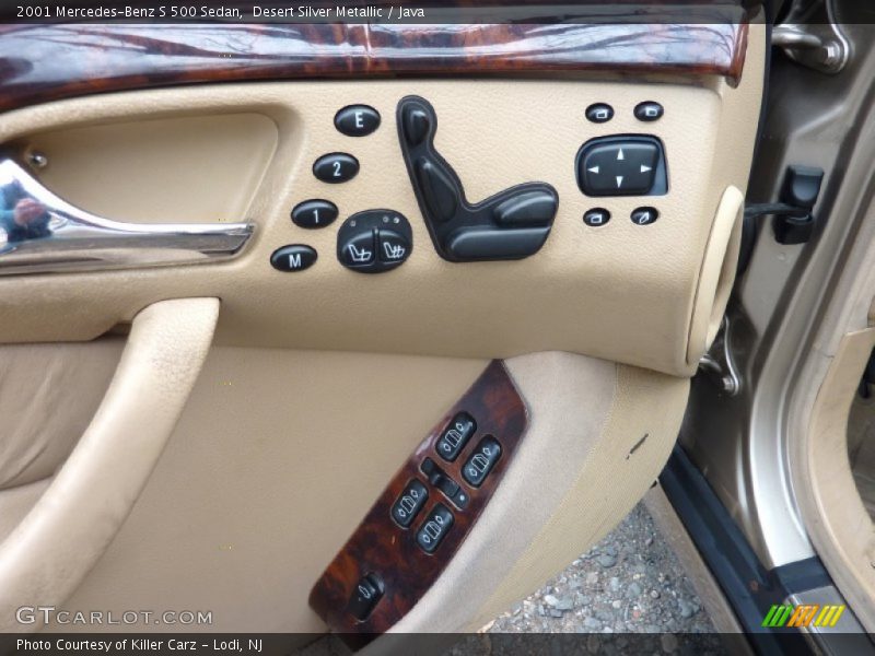 Desert Silver Metallic / Java 2001 Mercedes-Benz S 500 Sedan