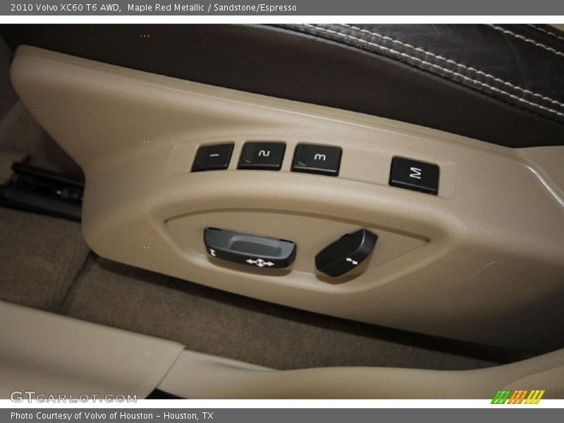 Maple Red Metallic / Sandstone/Espresso 2010 Volvo XC60 T6 AWD
