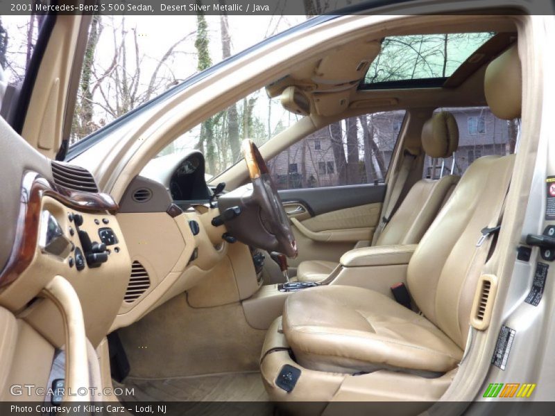Desert Silver Metallic / Java 2001 Mercedes-Benz S 500 Sedan