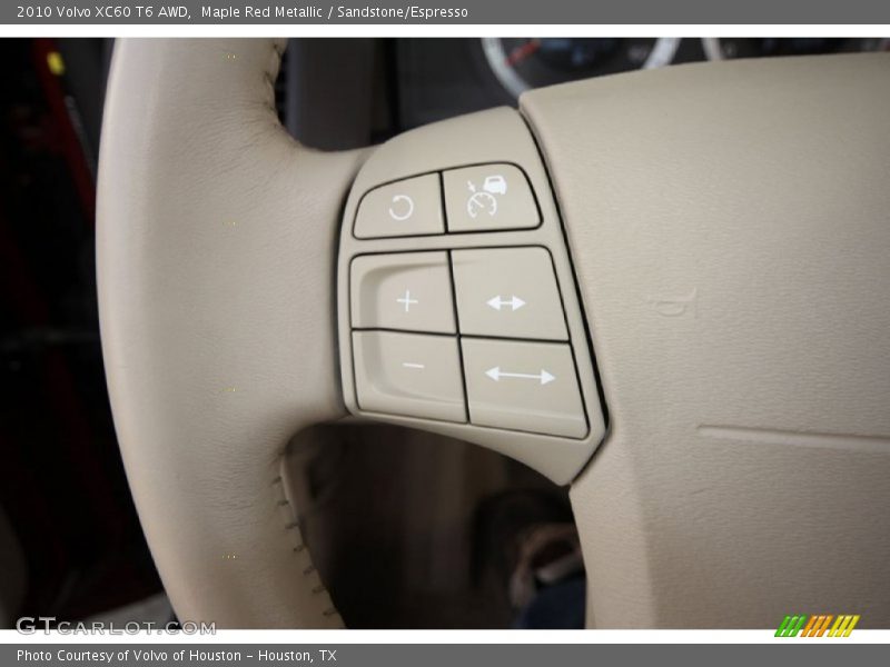 Maple Red Metallic / Sandstone/Espresso 2010 Volvo XC60 T6 AWD
