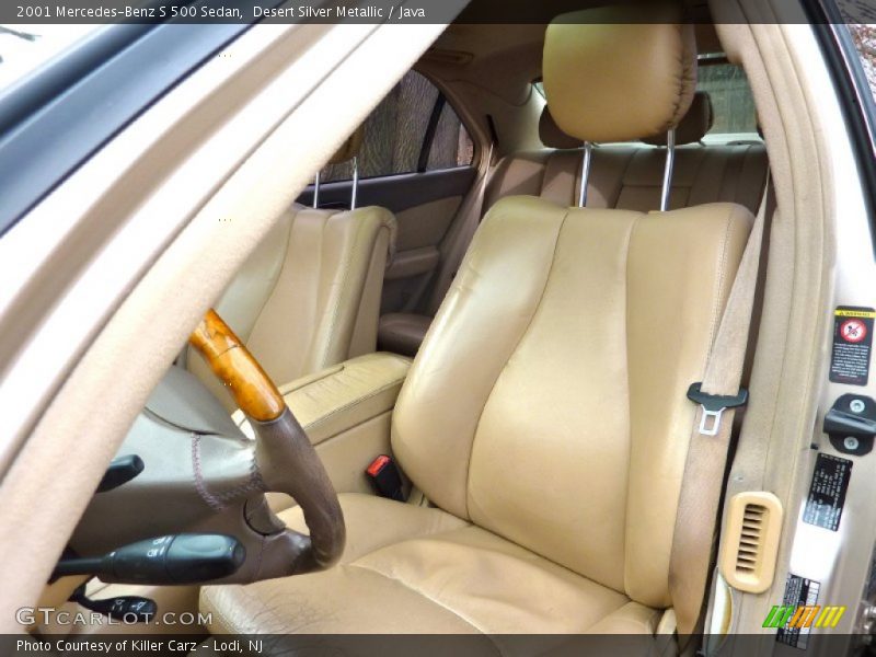 Desert Silver Metallic / Java 2001 Mercedes-Benz S 500 Sedan