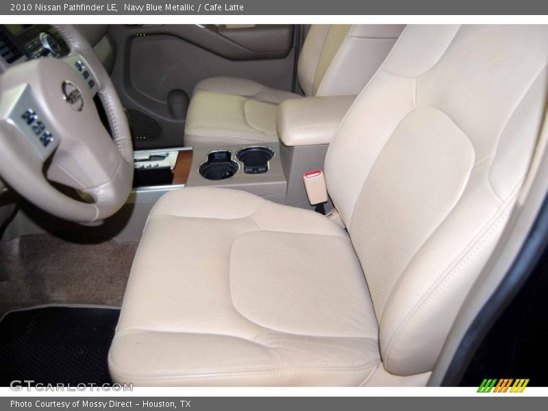 Navy Blue Metallic / Cafe Latte 2010 Nissan Pathfinder LE