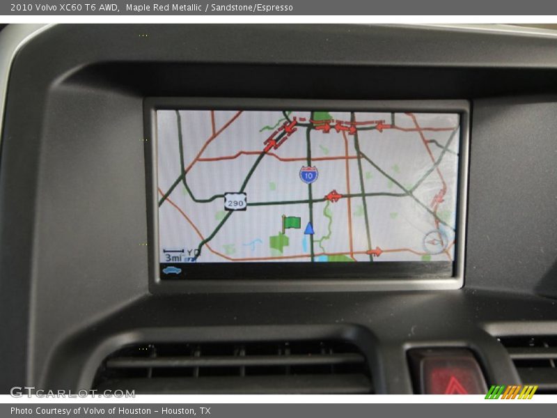 Maple Red Metallic / Sandstone/Espresso 2010 Volvo XC60 T6 AWD